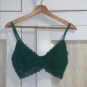 Dark Green Bralette L